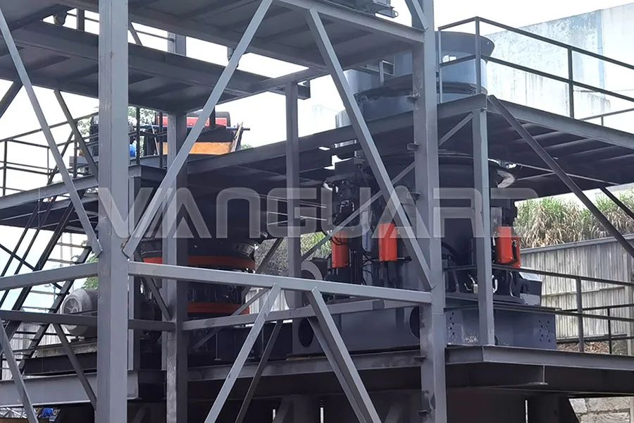 линия по производству песка, машина для производства песка из речного камня, Vanguard Machinery