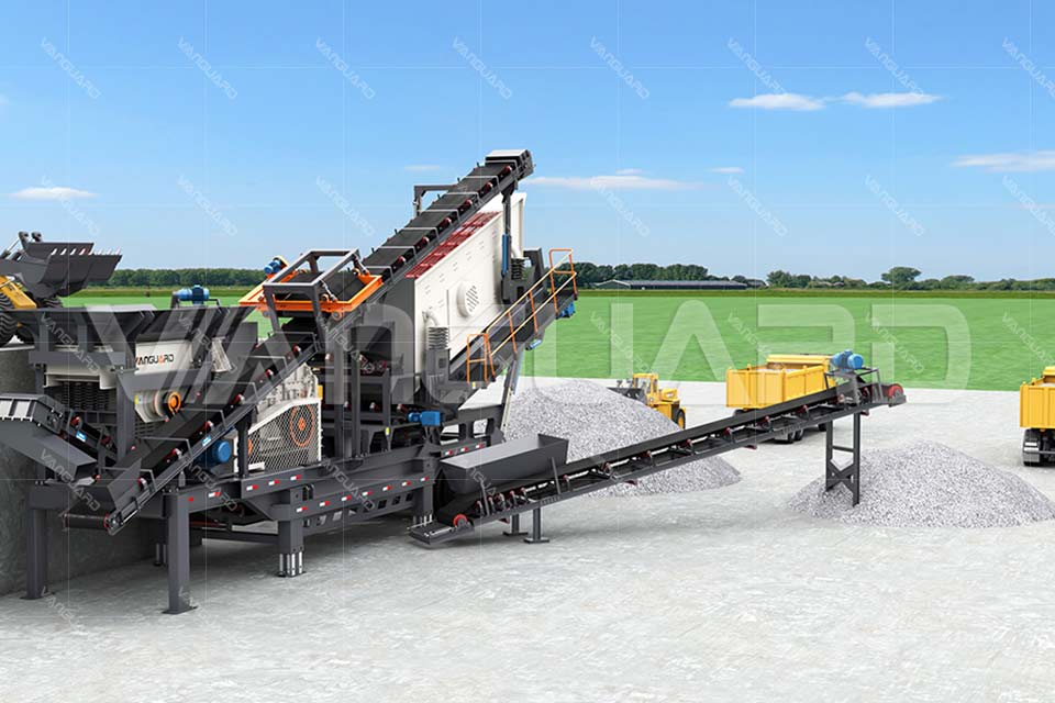 Конфигурация мобильной дробильной установки 200 т/ч — Vanguard Machinery обеспечивает эффективное производство щебня