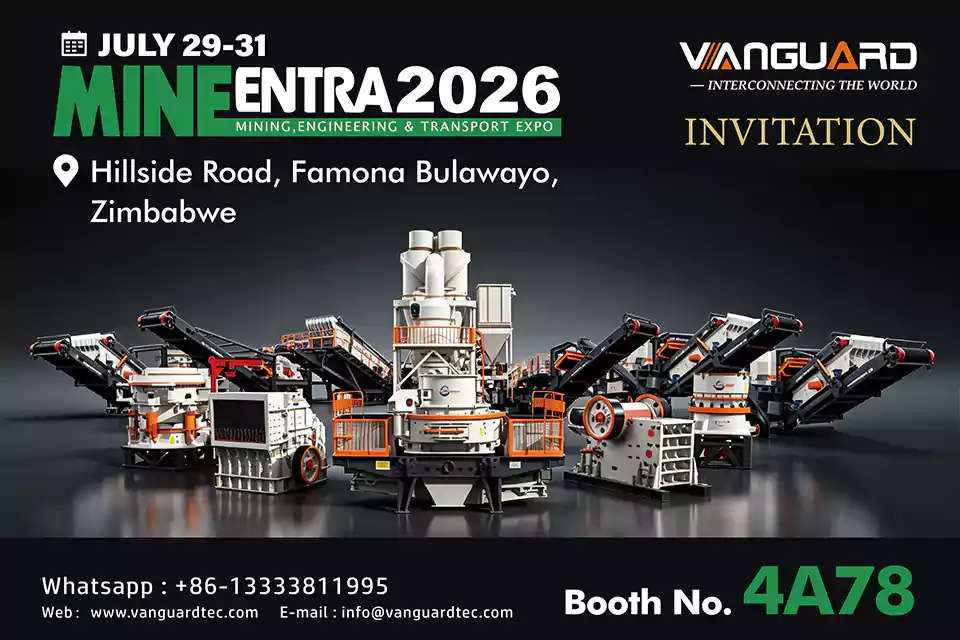 Vanguard Machinery представляет мобильные установки дробления и грохочения на MINEENTRA 2026 в Зимбабве