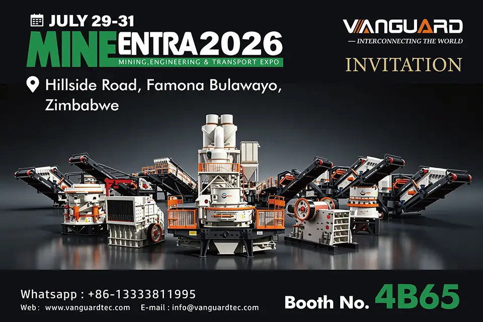 Vanguard Machinery представляет мобильные установки дробления и грохочения на MINEENTRA 2026 в Зимбабве